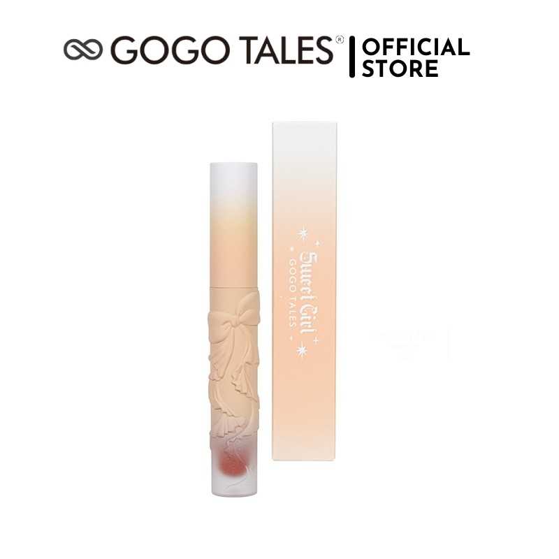 [Có sẵn] Son bóng nơ Gogo tales Sweet Girl mềm, dưỡng ẩm, lâu trôi, màu đẹp, hàng nội địa Trung chính hãng GT271