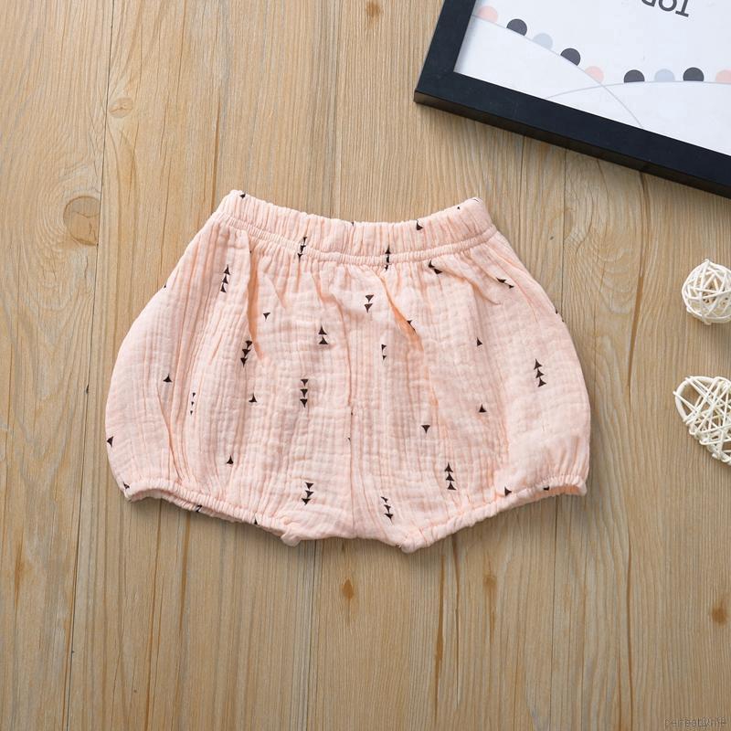 Quần short cotton PP co giãn thời trang cho bé trai và gái