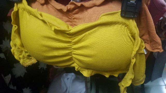 Áo bra ống thun gân | BigBuy360 - bigbuy360.vn