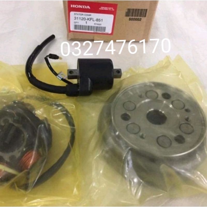 Bộ vô lăng, cuộn lửa, mopin sườn Wave thái 110, Future 1 zin