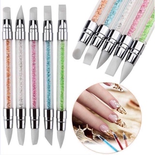 Bút cọ set 5 đầu silicon cây làm nail, trang trí nail