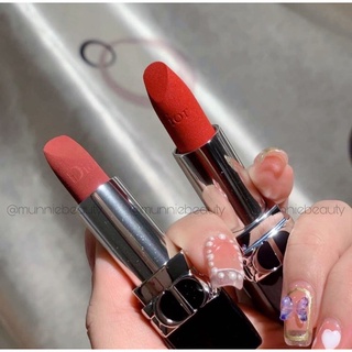 Son thỏi Dior Rouge Velvet phủ nhung - fullsize, unbox/fullbox