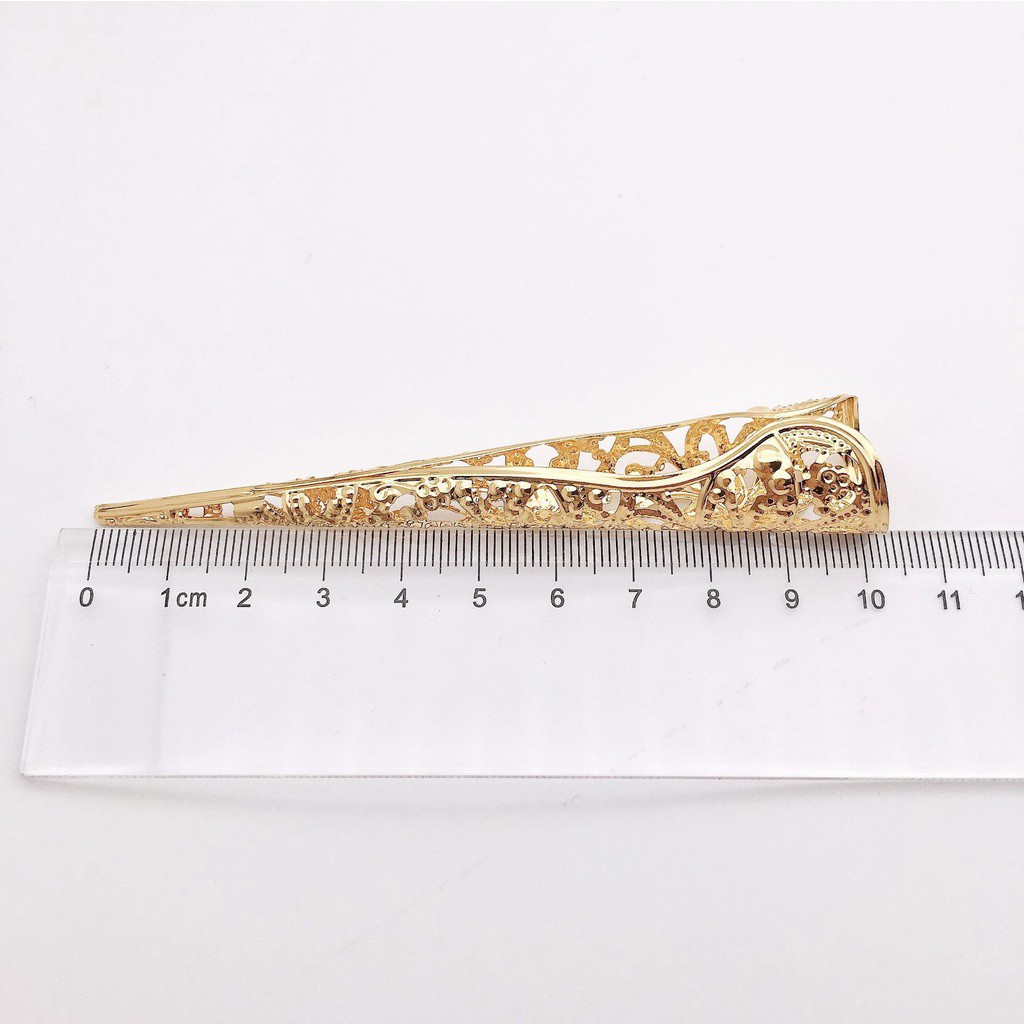 Set 5 nhẫn đeo khớp ngón tay họa tiết hoa phong cách Trung Hoa cổ điển thời trang