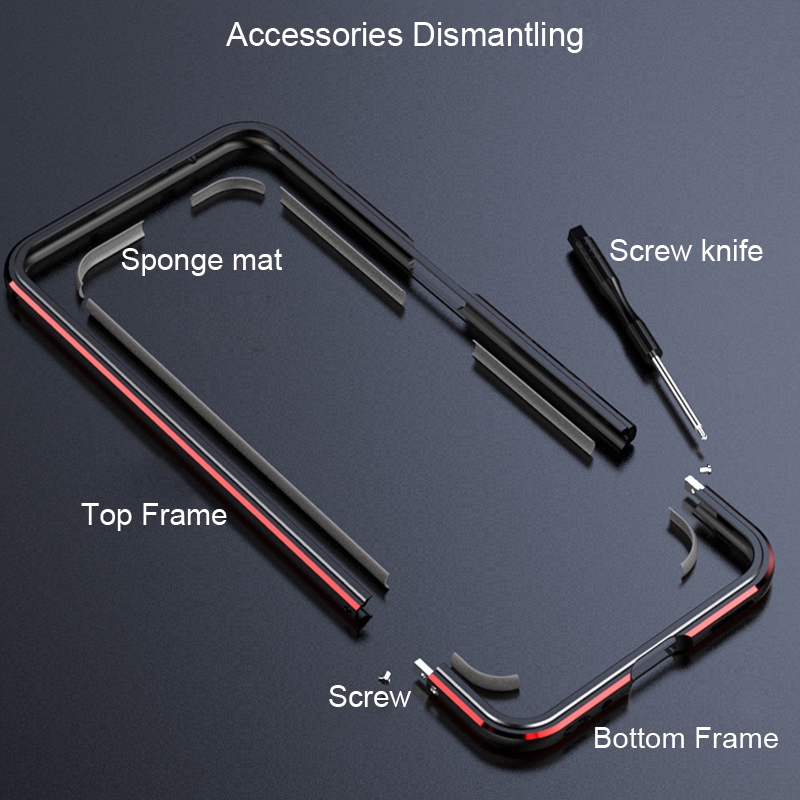 Ốp điện thoại viền khung kim loại cho OPPO Find X2