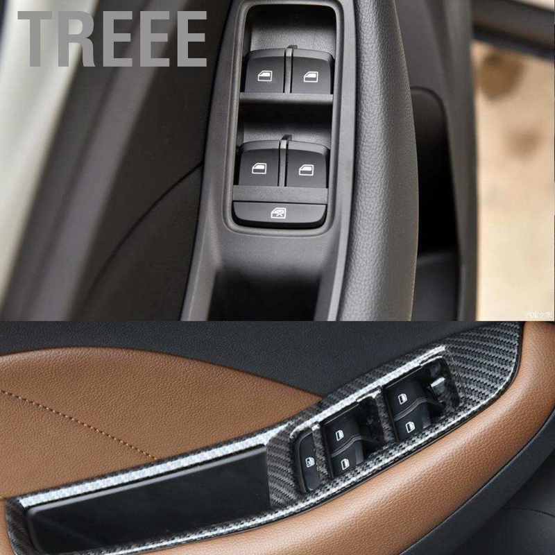 ☆Ready Stock☆4 Khung Viền Trang Trí Cho Công Tắc Cửa Sổ Xe Hơi mg Zs 2017-2018 Ad