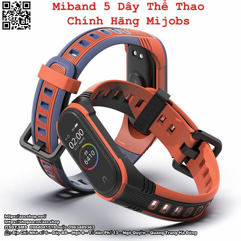 Dây Miband 5 Miband 4 Thể Thao - Mijobs Chính Hãng