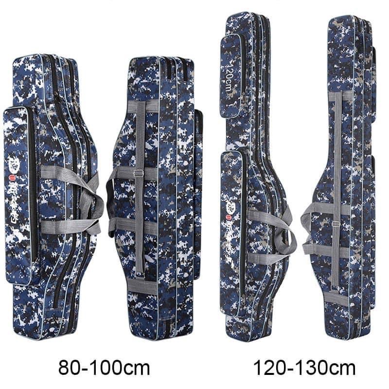 Bao đựng cần rằn ri 2 ngăn