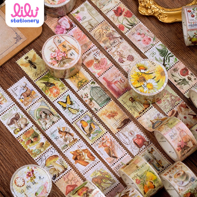 Washi tape sticker tem độc lạ HD149-K89 trang trí sổ tay DIY bullet journal scrapbook album nhật ký góc làm việc.