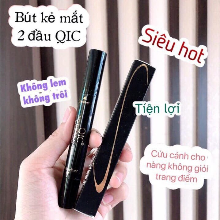 0190 Bút Kẻ Mắt 2 Đầu Tiện Dụng