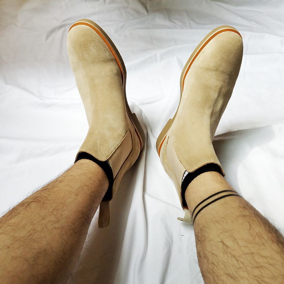 Houston Suede Chelsea Boot 1:1 - Da lộn