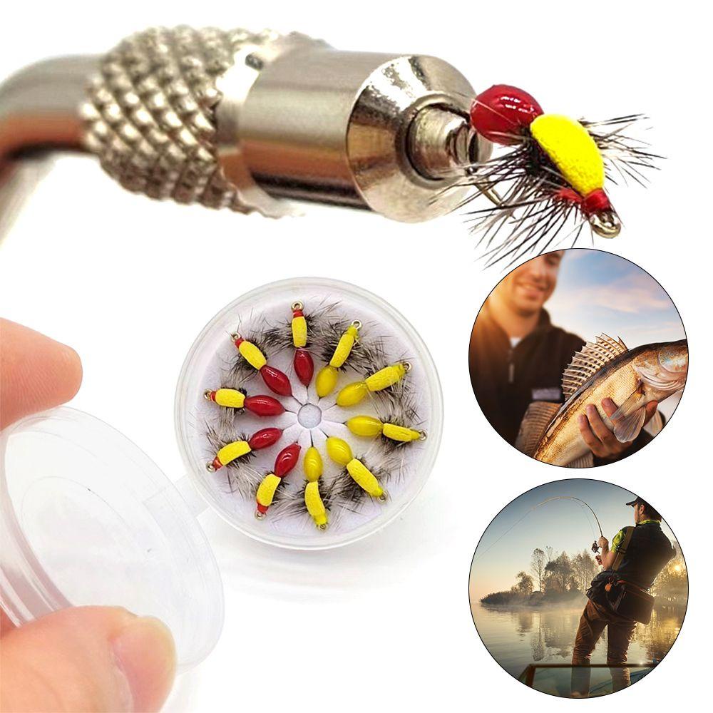 Bộ 5 Con Kiến Nhân Tạo Màu Đỏ 12 Cái ZAIJIE24# 14# 16# Móc Treo Vật Liệu Không Cần Móc Tiện Dụng