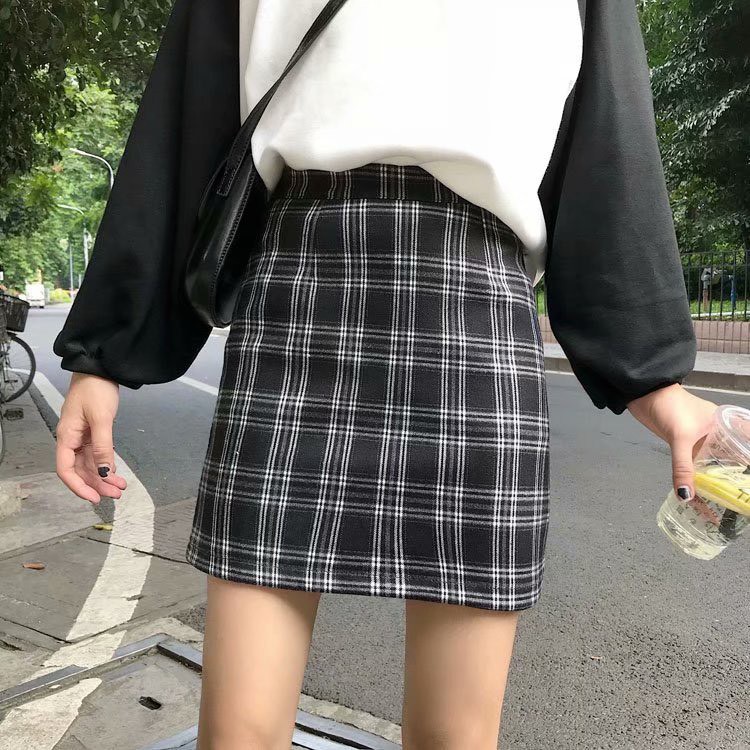 Chân Váy Đẹp Chữ A Kẻ Siêu Xinh CV03 | BigBuy360 - bigbuy360.vn