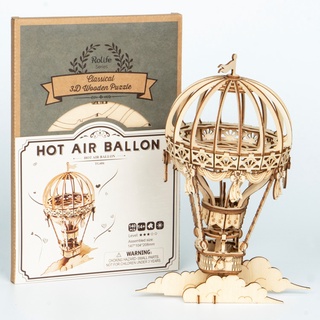 Mô hình gỗ 3D Lắp ráp Khí Cầu Air Ballon Robotime TG406