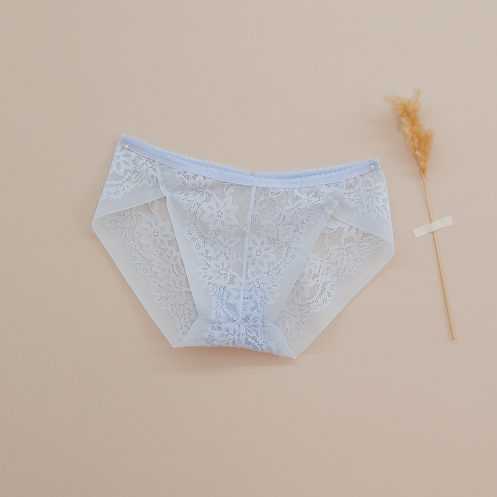 Quần lót ren nữ và Combo 3 quần chip ren MOMOCO  màu pastel dễ thương, thanh lịch (40-55kg) | BigBuy360 - bigbuy360.vn