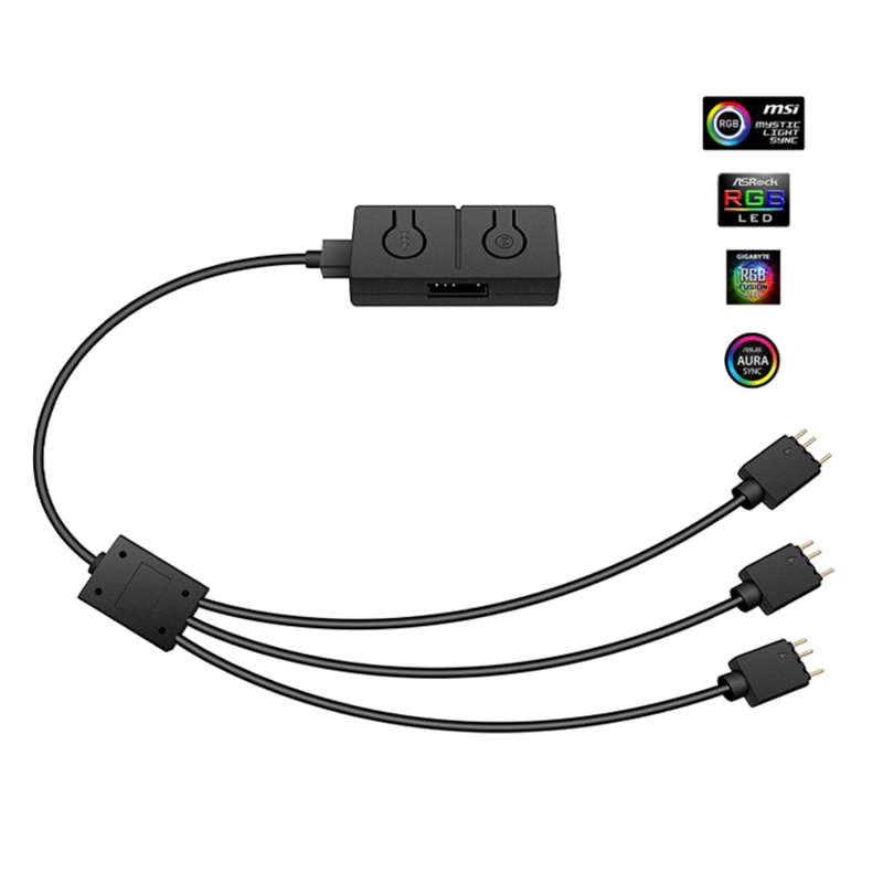 Bảng Mạch Điều Khiển Hub Đồng Bộ 5V Sang 12V 4PIn 2 Trong 1 Cho Quạt RGB MSI