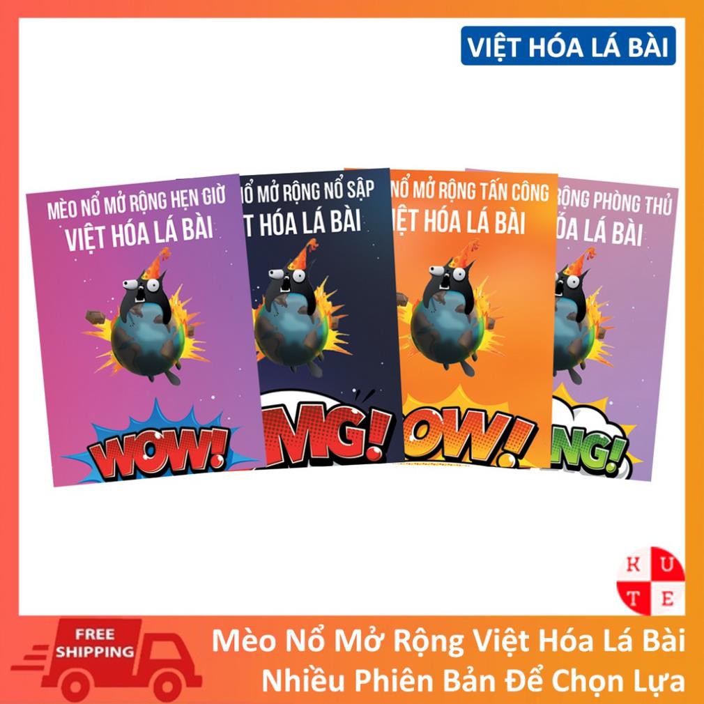 Mèo Nổ Mở Rộng Đầy Đủ Các Bộ Bản Việt Hóa Chuẩn Đẹp