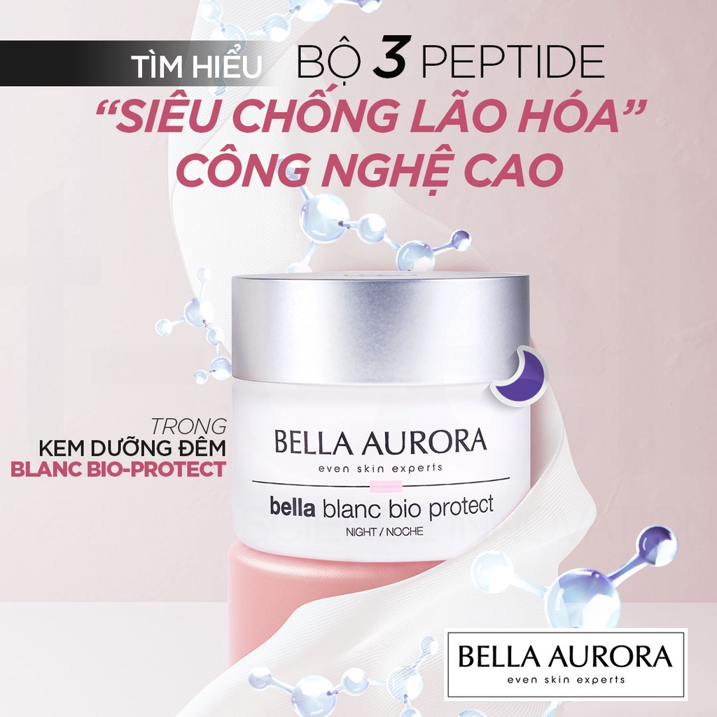 Kem Dưỡng Chống Lão Hóa Và Sáng Da Ban Đêm -  Bella Aurora Bella Blanc Bio-protect Nightly Protecting Gel-cream (5