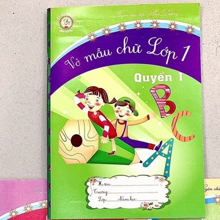 Vở mẫu luyện chữ đẹp lớp 1 - chính hãng Ánh Dương