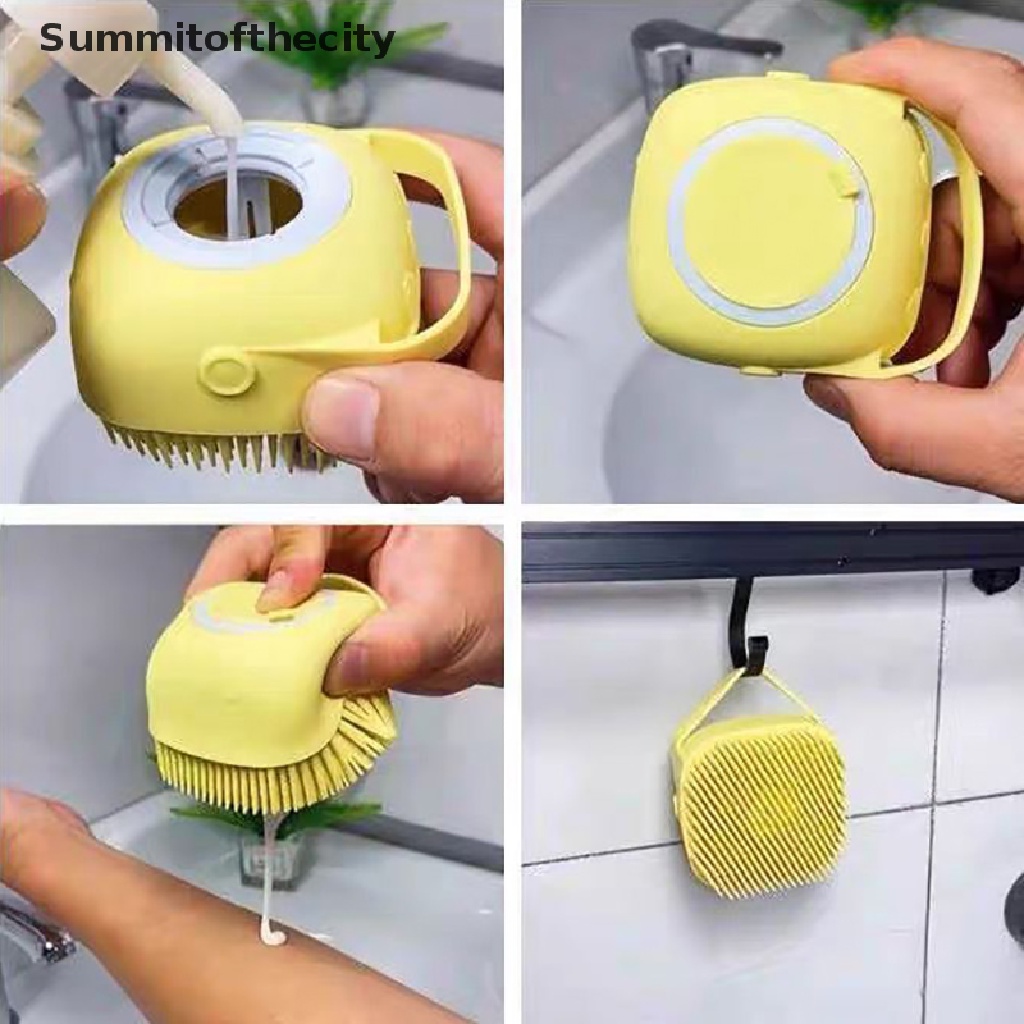 Summitofthecity Bàn Chải Tắm Bằng Silicon Có Thể Thay Thế Cho Thú Cưng