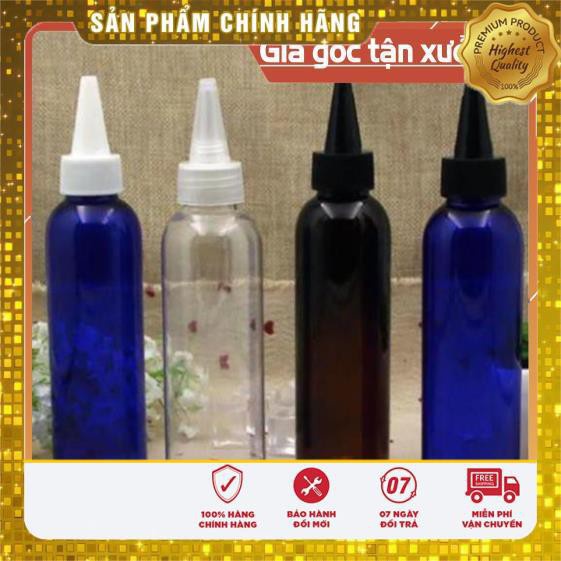 Chai Chiết Mĩ Phẩm ❤ TRÙM SỈ ❤ Chai nhựa pet nút nhọn 150ml,200ml,250ml, phụ kiện du lịch
