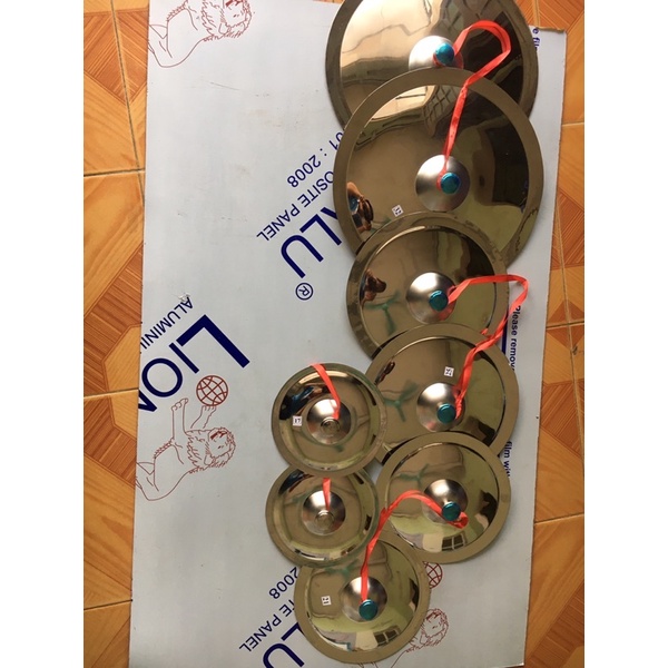 Chũm choẹ đôi inox 304 có núm cầm