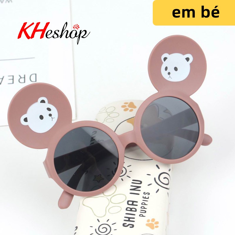 Xu hướng Kính Thời Trang chụp ảnh cho Bé Yêu, Tai To siêu cute chống nắng mã Y1608