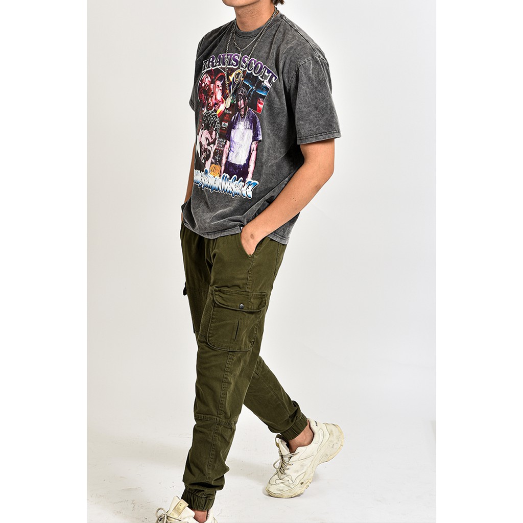 Áo thun DACretro Rapper Travis Scott, Wash Tee | BigBuy360 - bigbuy360.vn