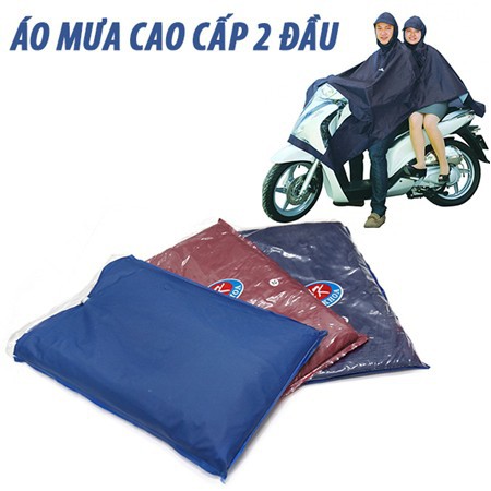 [FREESHIP] ÁO MƯA 2 ĐẦU LOẠI DÀY CAO CẤP