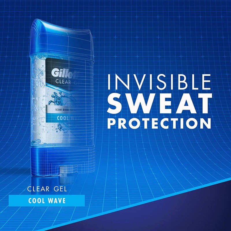 GEL LĂN NÁCH GILLETTE KHỬ MÙI SIÊU NAM TÍNH CỦA MỸ