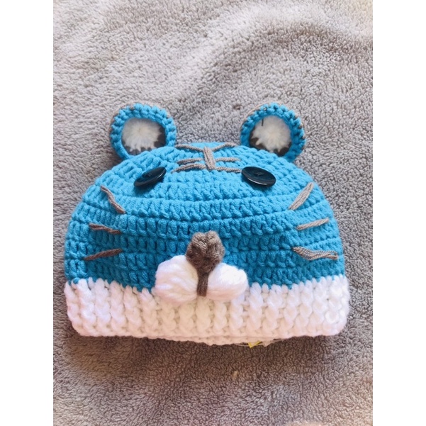 Nón Len Handmade chú hổ con cho be trai và gái