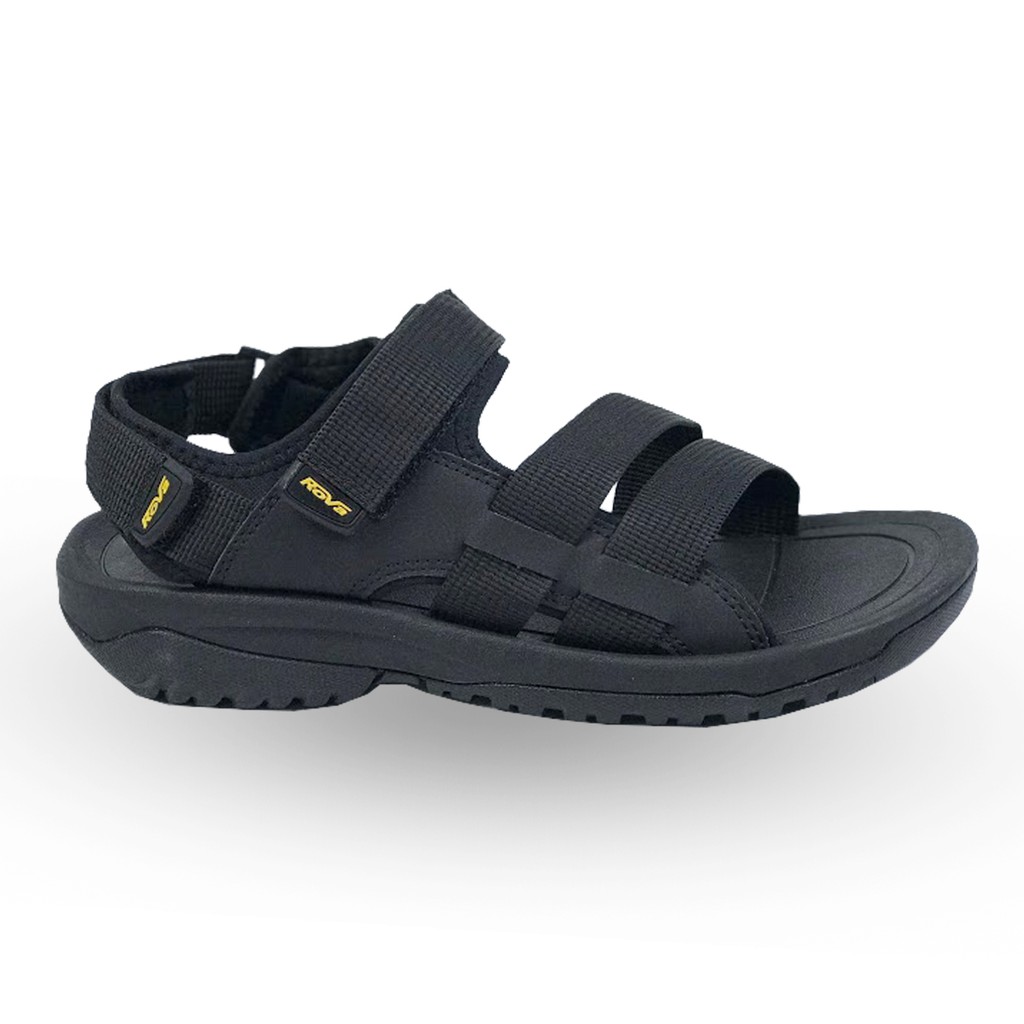 [Mua Kèm Áo Thun 0Đ] Giày Sandal Nam Đế Đúc Quai Dù Hiệu Rova - RV668 Đen