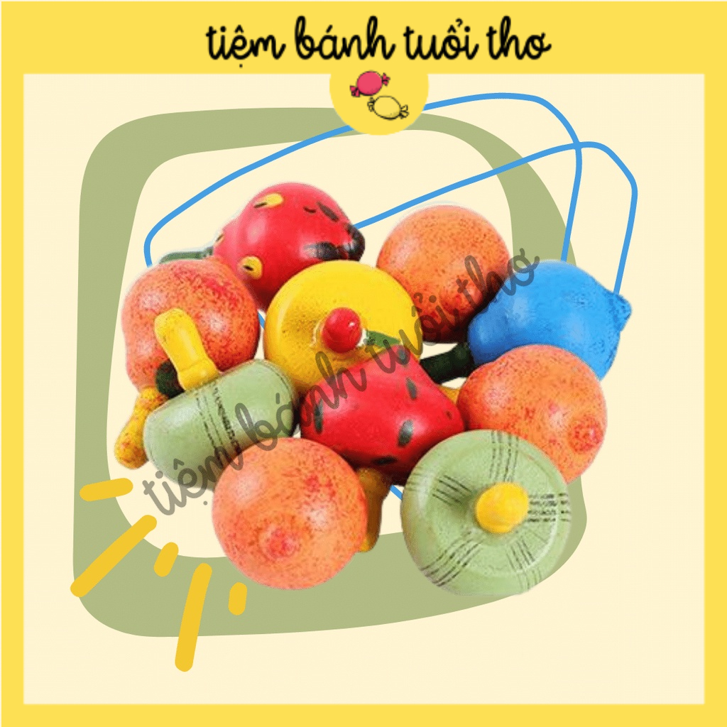 [FreeShip] Con Quay Gỗ hình Trái Cây