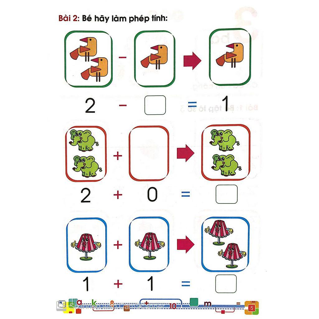 Sách Tủ Sách Bé Vào Lớp 1 - Bé Học Toán