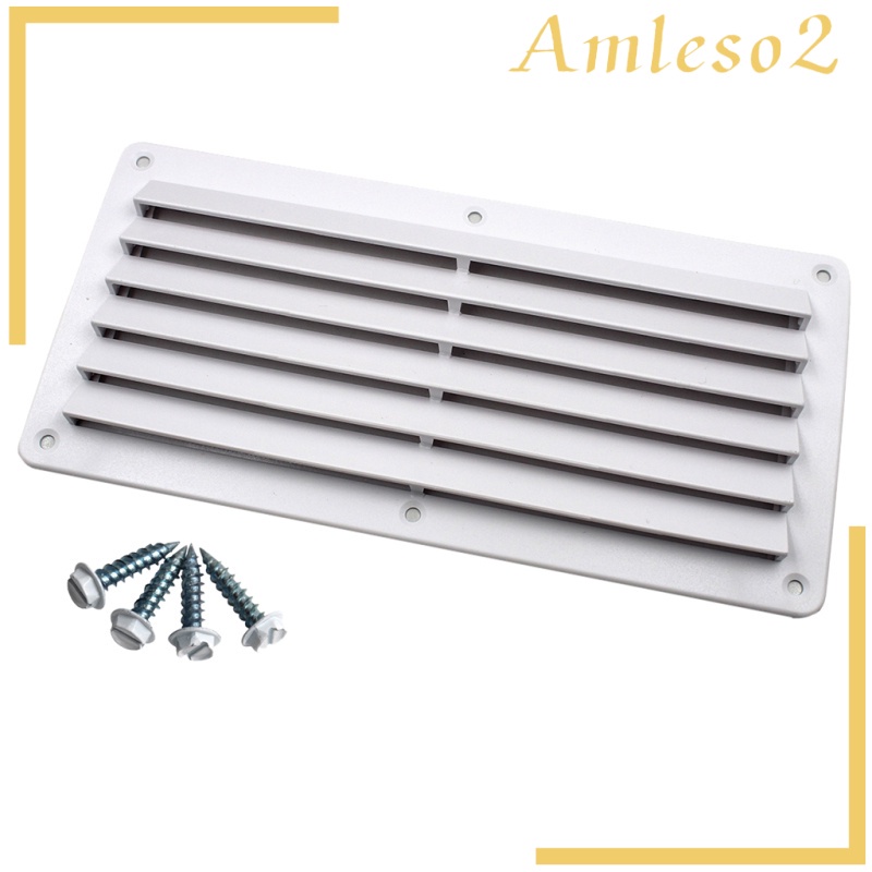 Bộ 2 Lỗ Thông Hơi Hình Chữ Nhật Bằng Nhựa Abs Kích Thước 260mm X 125mm Cho Tàu Thuyền Rv | BigBuy360 - bigbuy360.vn