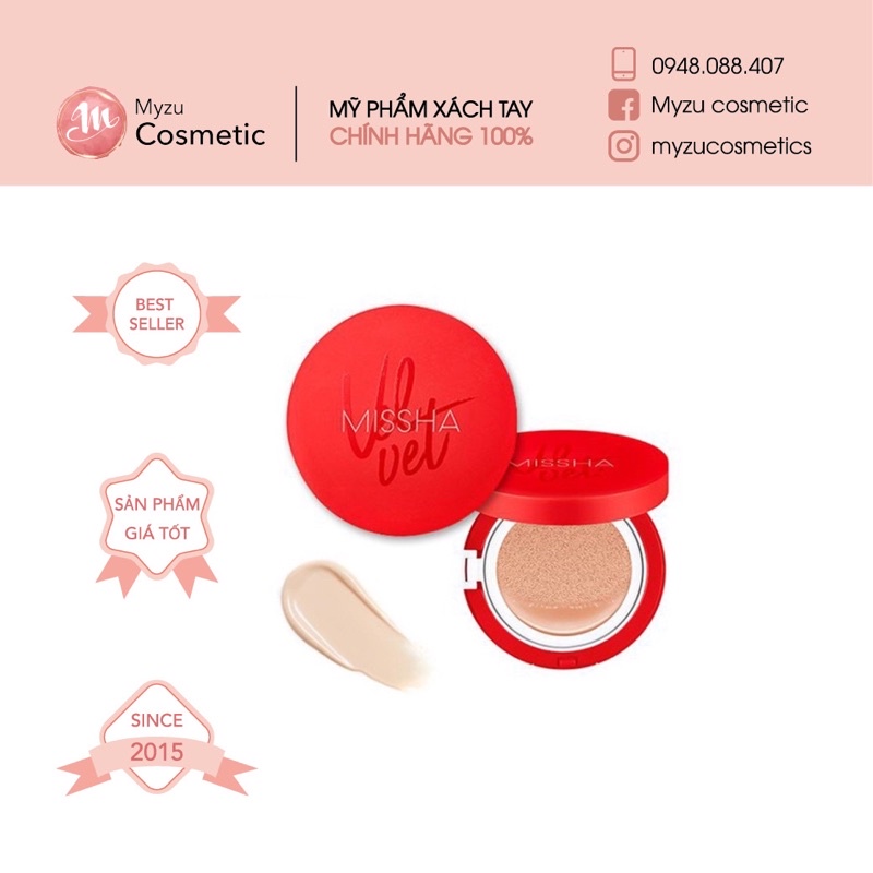 Phấn nước Missha Velvet Finish Cushion