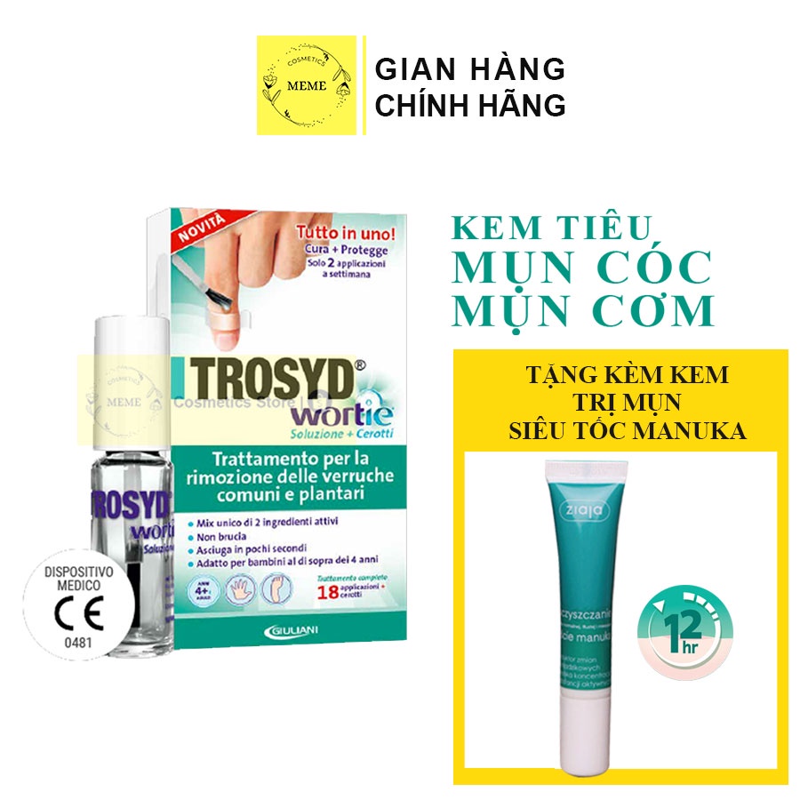 WORTIE – KEM NGỪA MỤN CÓC, MỤN CƠM – 5ML - HÀ LAN