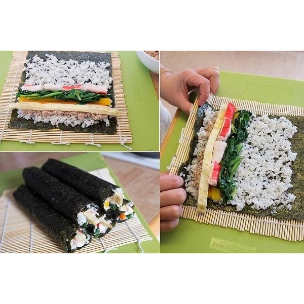 (Lốc 10 lá) Rong biển cuộn cơm Hàn Quốc GODBAWEE Yaki Sushi Nori 20g