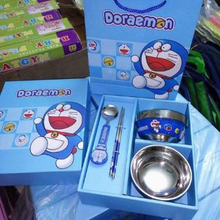 SÉT BÁT ĂN HELLO KITTY – DOREMON – POOH CHO BÉ