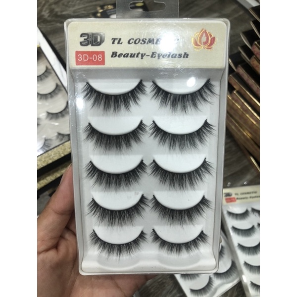 Lông Mi Chồn 3D Beauty Eyelash Set 5 Cặp