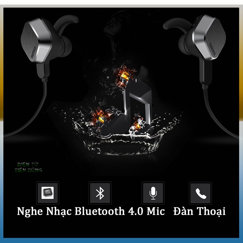 [Mã ELFLASH5 giảm 20K đơn 50K] TAI NGHE REMAX S2 BLUETOOTH BẢO Hàng 12 Tháng