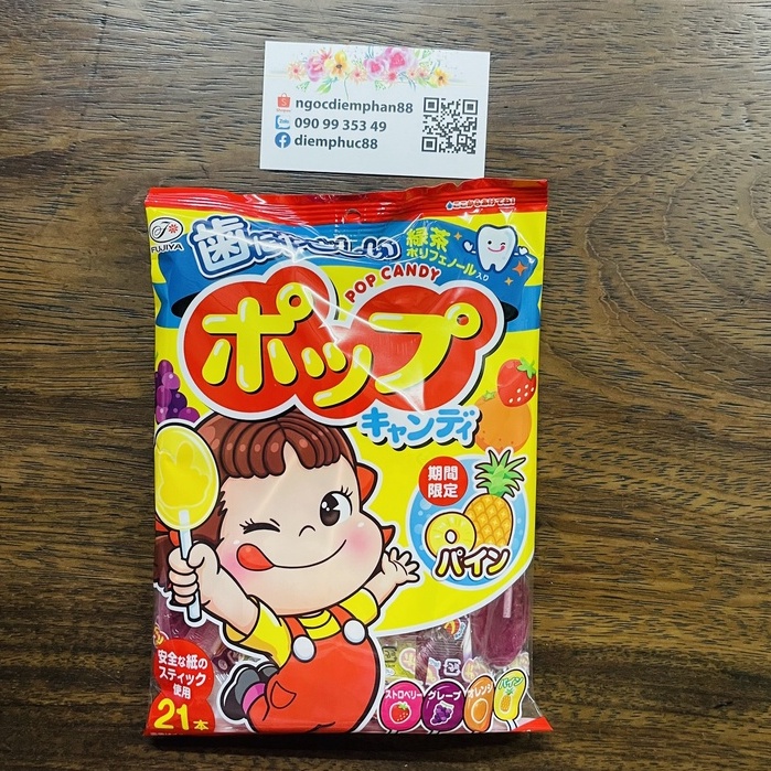 Kẹo Pop Candy Fujiya chống sâu răng cho bé