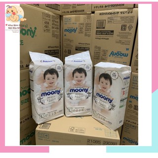 Tã bỉm moony natural nội địa dán nb63/s58/m46 quần m46/l36/xl32