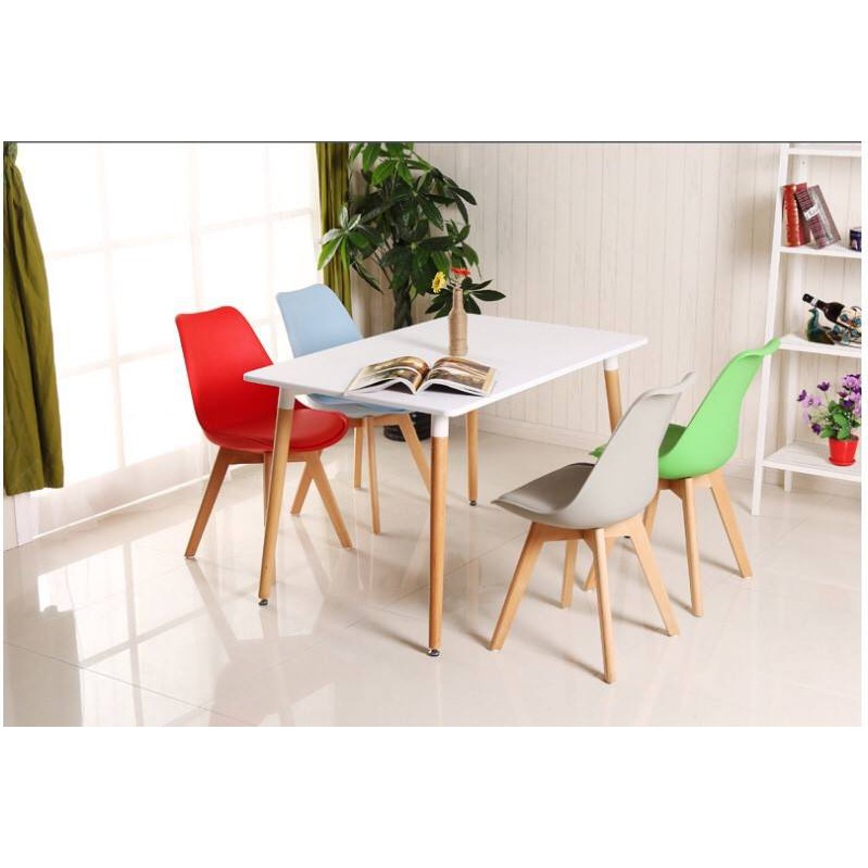 GHẾ EAMES ĐỆM DA (j05 )