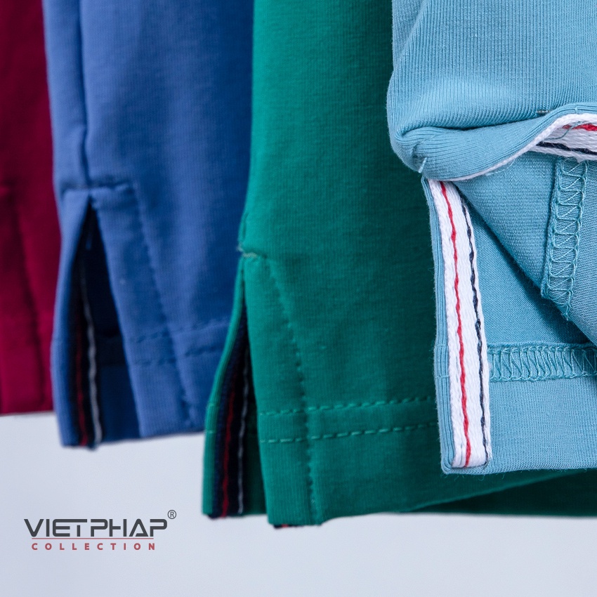 Áo Thun 4 Chiều Sọc VIỆT PHÁP /Form Luxury / thoáng mát - co dãn tốt- chất liệu cotton mềm mịn thấm hút mồ hôi 2102