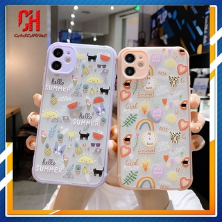 Ốp lưng hình hoa/lửa cho OPPO A15 A54 A15S Reno 4 Lite 4 F OPPO A3S Reno 4 A5 2020 A31 2020 A5S A92 A12 A53 2020 A9 2020 A1K A12E A7 A52 A32 A72 C12 C15 C17 7i 5 5s 5i 6i