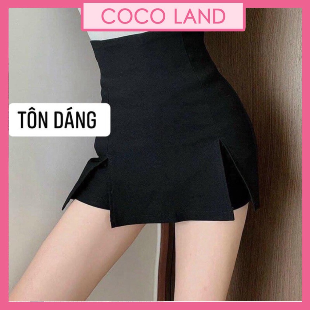 Quần short nữ giả váy vạt 2 bên siêu Hot_VB222 ulzzang nữ tính, mầu đen, trắng, be, nâu tây, cocoland