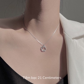 Dây chuyền bạc Nguyệt quế Dây chuyền Tiệm bạc 21Centimeters