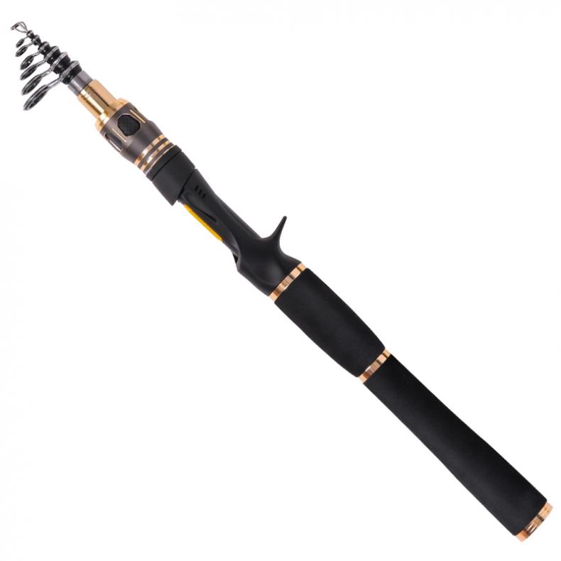 Cần câu cá dệt sợi carbon dài 2.4m thiết kế cao cấp