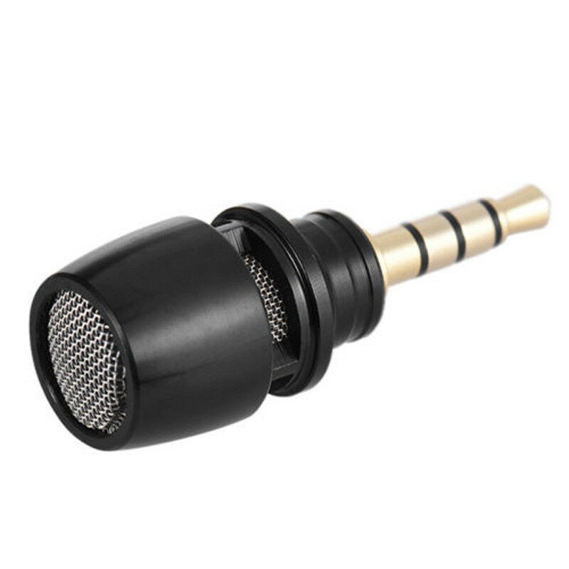 3.5mm Mini Black Stereo Microphone for Mobile Phone Smartphone Recording