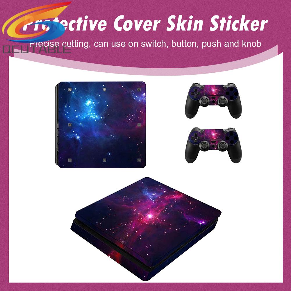 Set 2 Miếng Dán Cho Máy Chơi Game PS4 Sony PS 4 Slim Console
